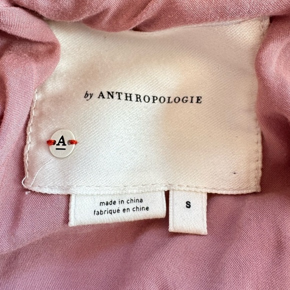 Anthropologie Edie Corduroy Floral Puffer Jacket Size S - Picture 7 of 15